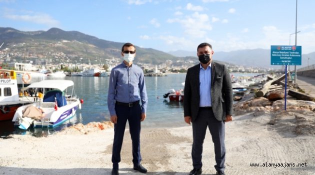 Alanya'da balıkçıların ücretsiz yaralanacağı rampa hizmete girdi