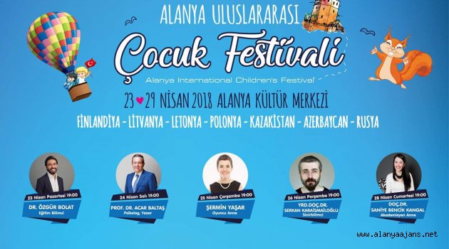 Alanya'da Çocuk Festivali Heyecanı