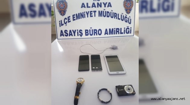 Alanya'da elektronik hırsızı yakalandı
