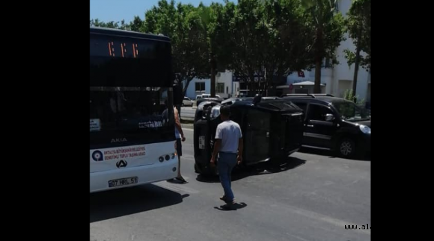 Alanya'da eski meclis üyesi kaza geçirdi
