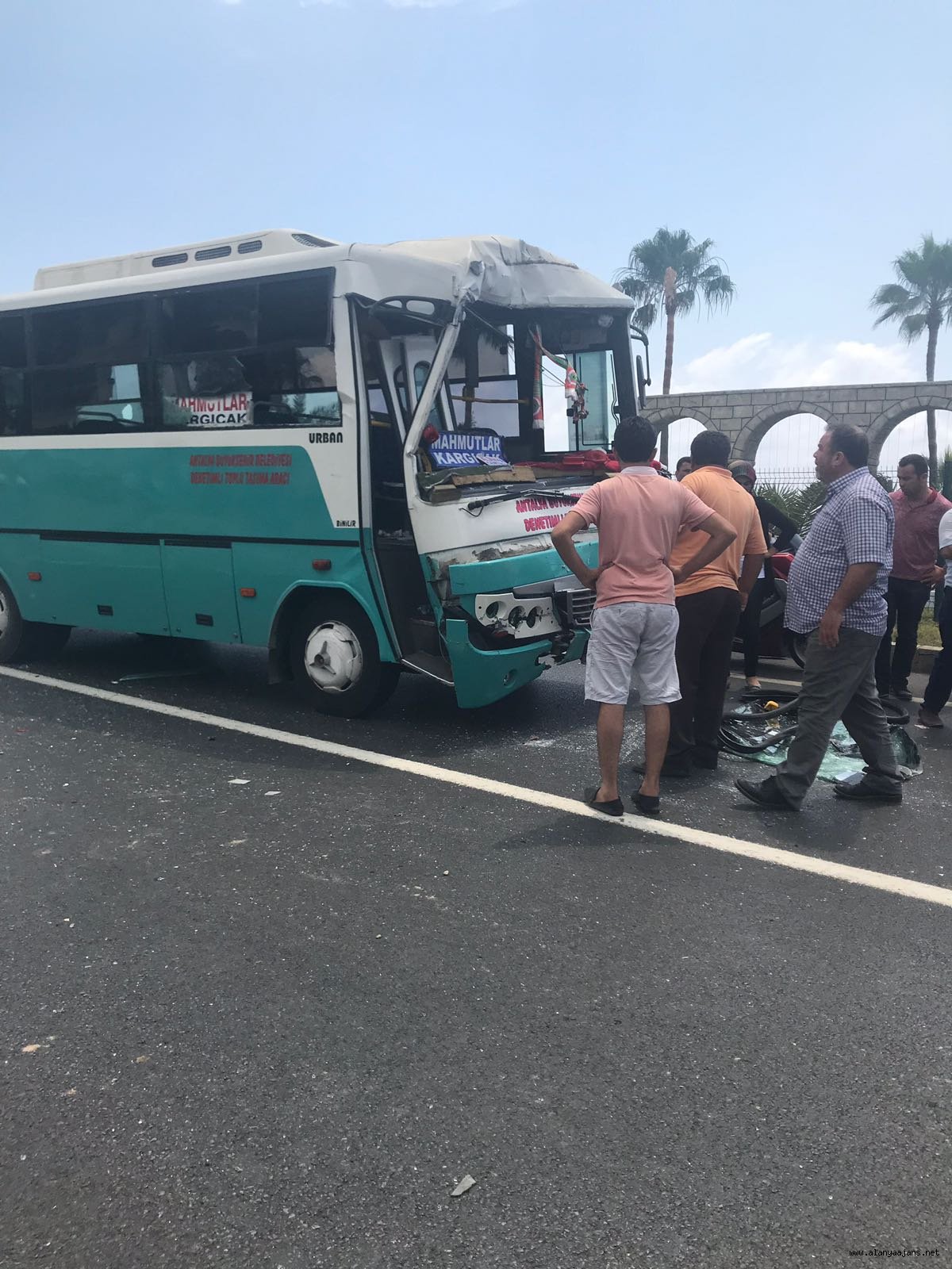 Alanya'da feci kaza