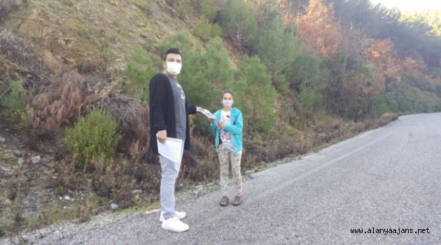 Alanya'da fedakar öğretmen örnek oldu