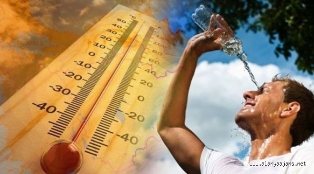Alanya'da hava 40 dereceyi bulacak..