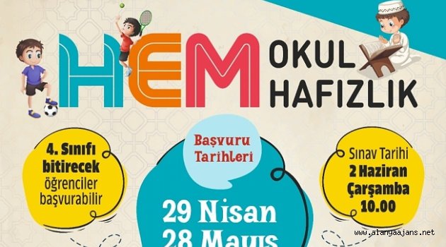 Alanya'da '' Hem Okul Hem Hafızlık'' projesi