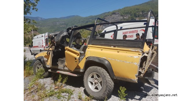Alanya'da safari cipi kaza yaptı: 1 çocuk öldü, 5 turist yaralandı