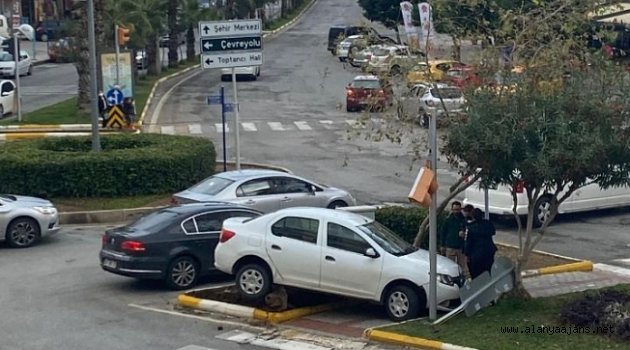 Alanya'da korkutan kaza!