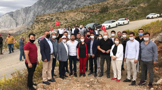 Alanya'da millet ittifakı fidan dikti