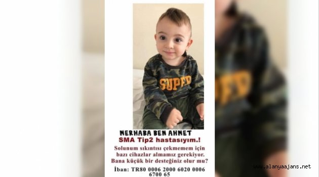 Alanya'da Minik Ahmet için yardım çağrısı