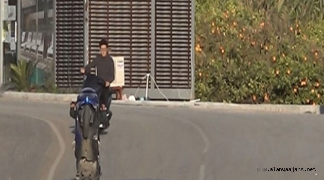 Alanya'da motosiklet şovuna 29 bin TL ceza