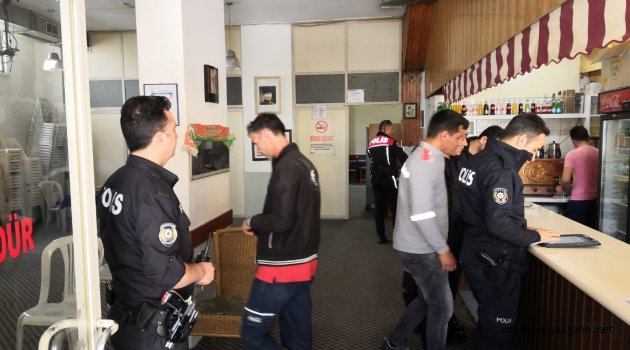 Alanya'da polislerden birçok işyerine şok baskın!