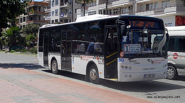 Alanya'da toplu taşımaya koronavirüs ayarı!