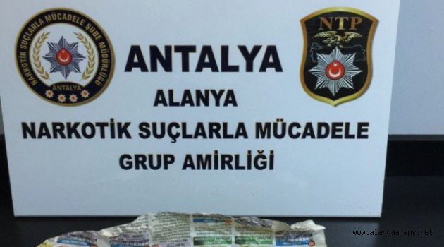 Alanya'da Uyuşturucu Operasyonu: 1 Gözaltı