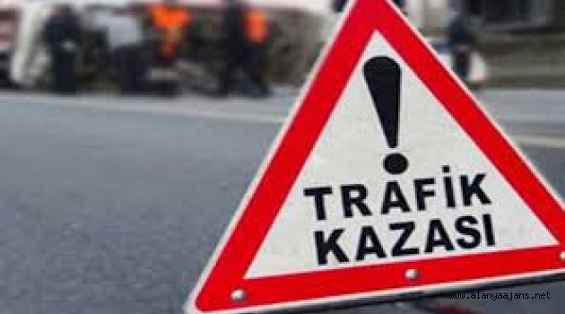 Alanya'da yola savrulan motosiklet sürücüsü yaralandı