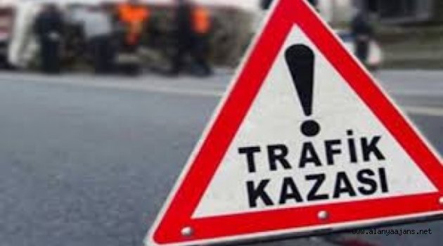 Alanya'da yola savrulan motosiklet sürücüsü yaralandı