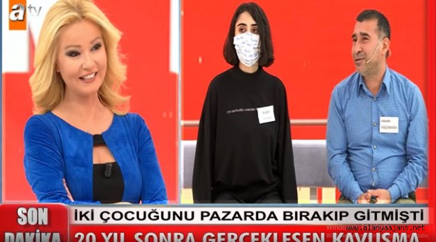 Alanyalı baba canlı yayında evladına kavuştu
