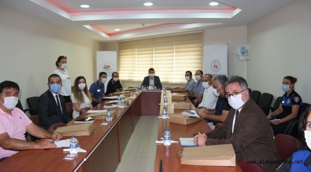 Alanya'nın güvenliği için toplandılar