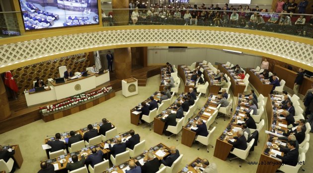 Alanya'nın 485 milyon bütçesine onay çıktı