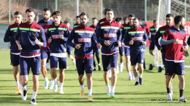 Alanyaspor Erzurumspor maçına hazırlanıyor