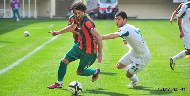 ALANYASPOR EVİNDE MAĞLUP OLDU