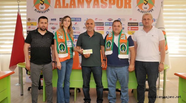 Alanyaspor'a 50 bin lira destek
