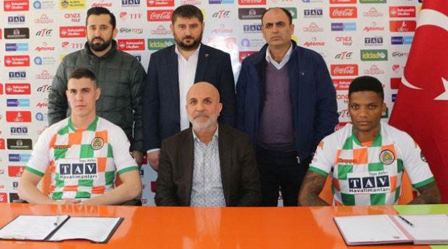 Alanyaspor'dan çifte transfer