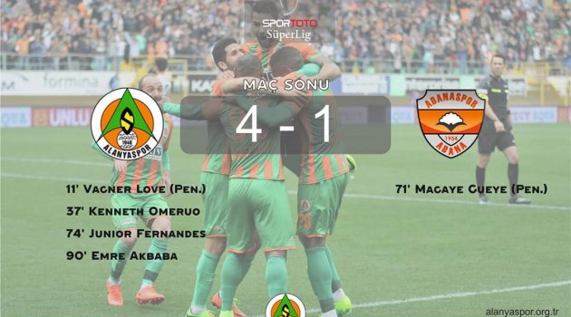 Alanyaspor'dan Gollü Galibiyet
