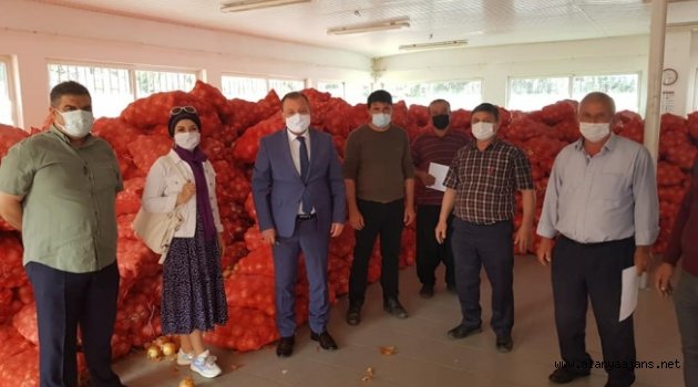 Alanya'ya gelen patates ve soğanlar ihtiyaç sahiplerine dağıtılacak