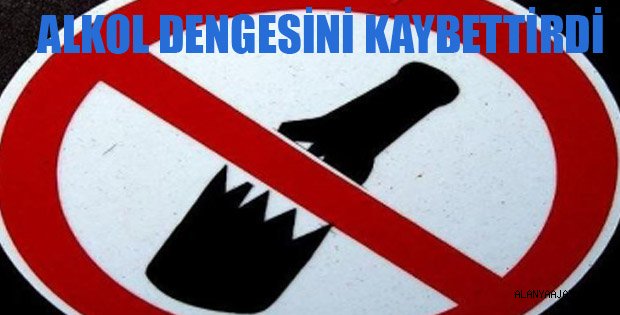 ALKOLÜN ETKİSİYLE DUVARDAN DÜŞTÜ