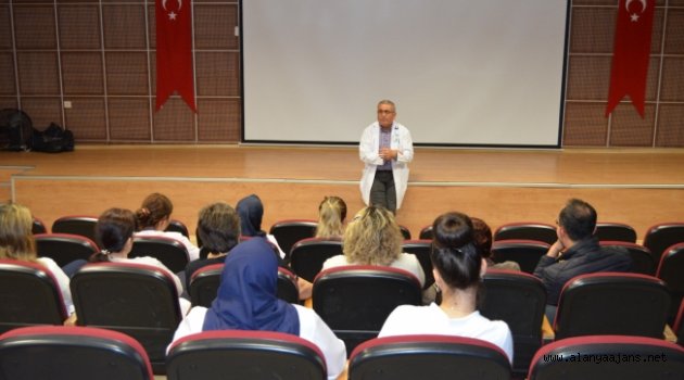 ALKÜ’lü hemşireler bilgilendirildi