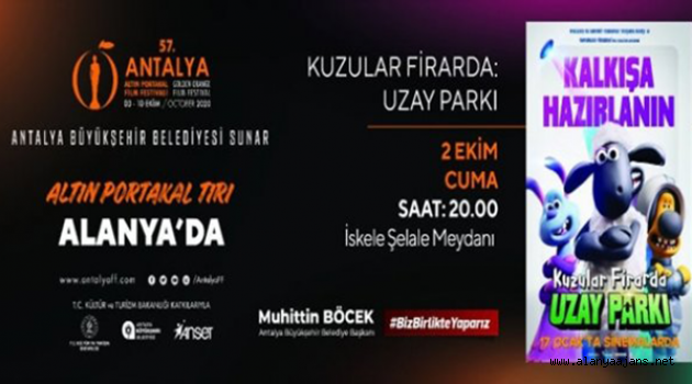 Altın Portakal Tırı Alanya’da