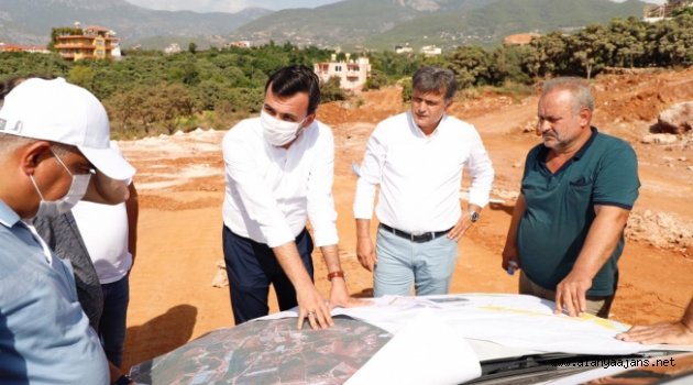 Antalya- Alanya otoban projesi yerinde incelendi
