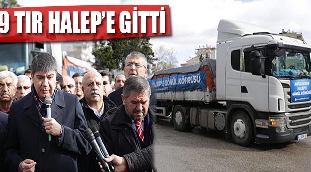 Antalya’dan Halep’e Gönül Köprüsü