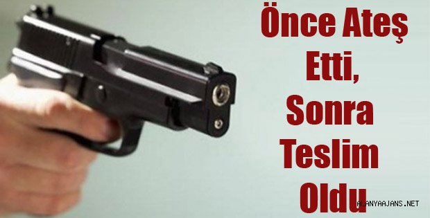 ARACI KURŞUNLADI, KARAKOLA TESLİM OLDU