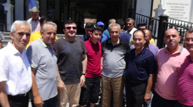Arınç bayramı Alanya'da geçirdi