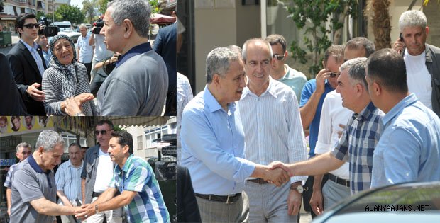 ARINÇ TAZİYE ZİYARETİNDE BULUNDU