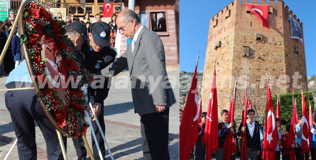 ATATÜRK’ÜN ALANYA’YA GELİŞİNİN 79’UNCU YILDÖNÜMÜ KUTLANDI