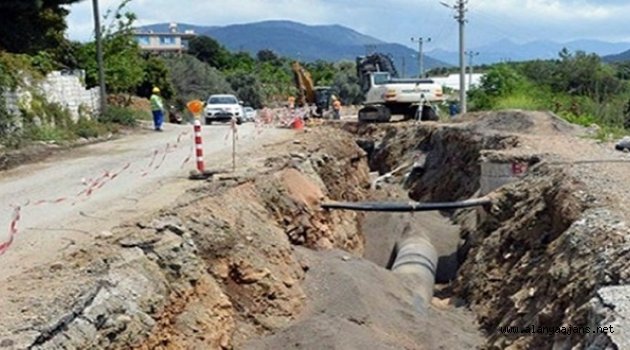 Avsallar’da içme suyu hattına bakım yapıldı