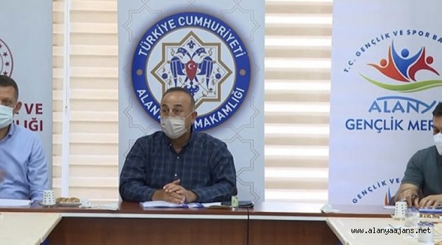 Bakan Çavuşoğlu Alanya’ya geldi