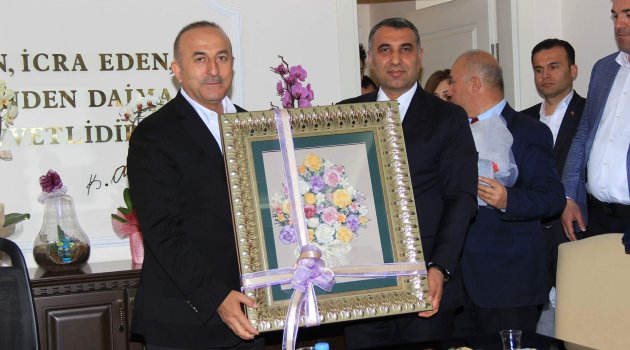 Bakan Çavuşoğlu Hollandalılarla buluştu
