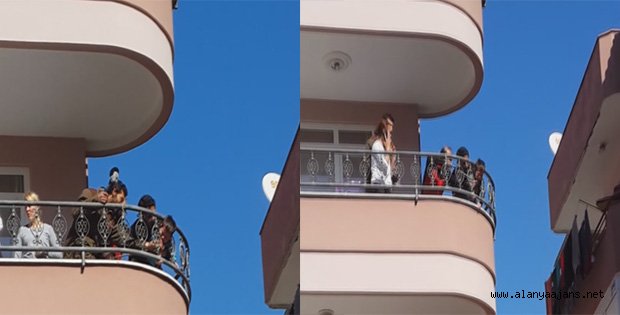 BALKON DEMİRİNE SIKIŞAN ÇOCUK ZOR ANLAR YAŞADI