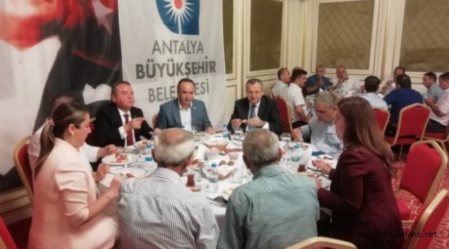 Başkan Böcek Alanya'da