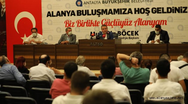 Başkan Böcek'ten Alanya'ya müjdeler