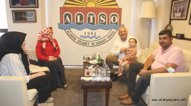 Başkan Şahin’in onur konuğu Ahmet bebek oldu