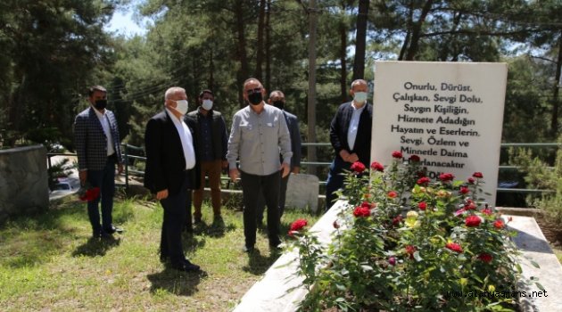 Başkan Şahin, Müstakbel Dim’in kabrini ziyaret etti