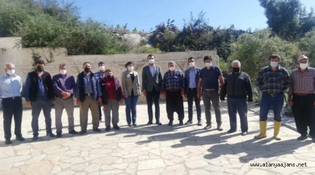 Başkan Toklu çiftçilerin sorunlarını dinledi