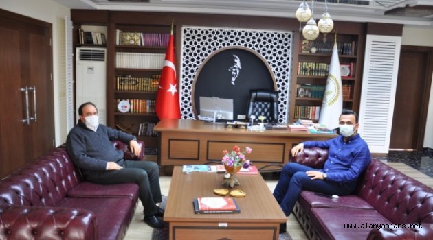 Başkan Toklu’dan Alanya Müftüsü İlhan’a ziyaret