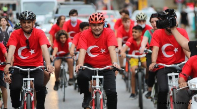 Başkan Yücel, Alanya halkıyla pedal çevirecek
