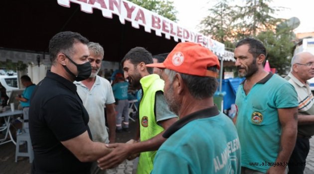 Başkan Yücel’den isimsiz kahramanlara ziyaret