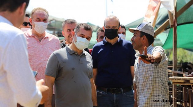Başkan Yücel’den kurban pazarı ziyareti