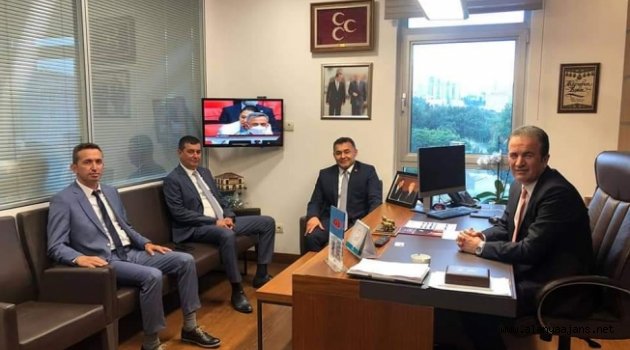 Başkan Yücel esnafın taleplerini iletti